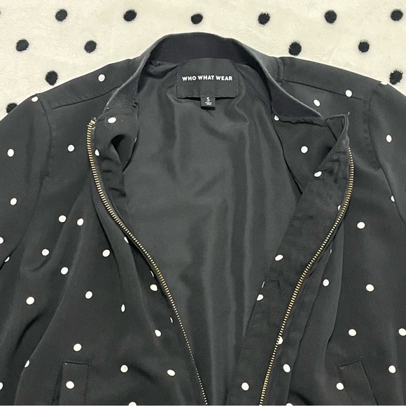 Who What Wear Polka Dot Jacket Size Small - Picture 3 of 6